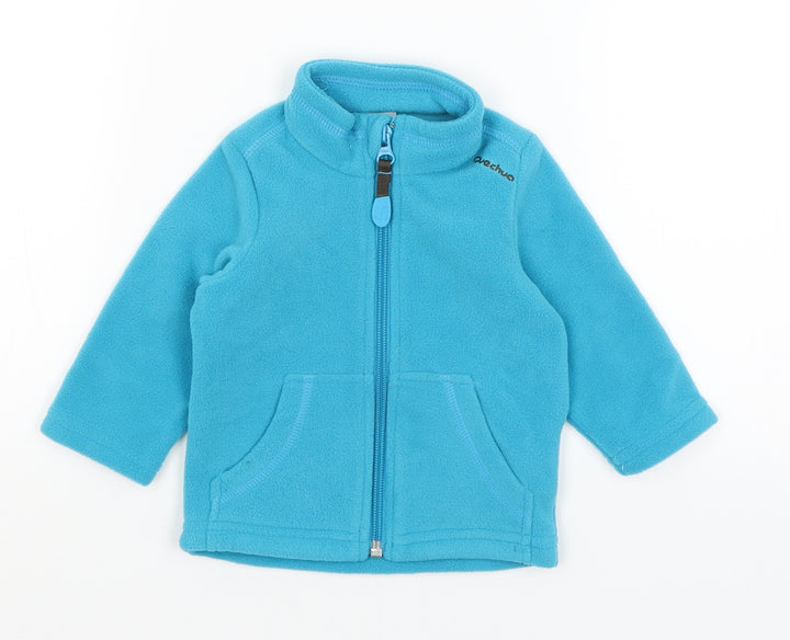 Quechua Baby Blue   Full Zip Jumper Size 6-9 Months