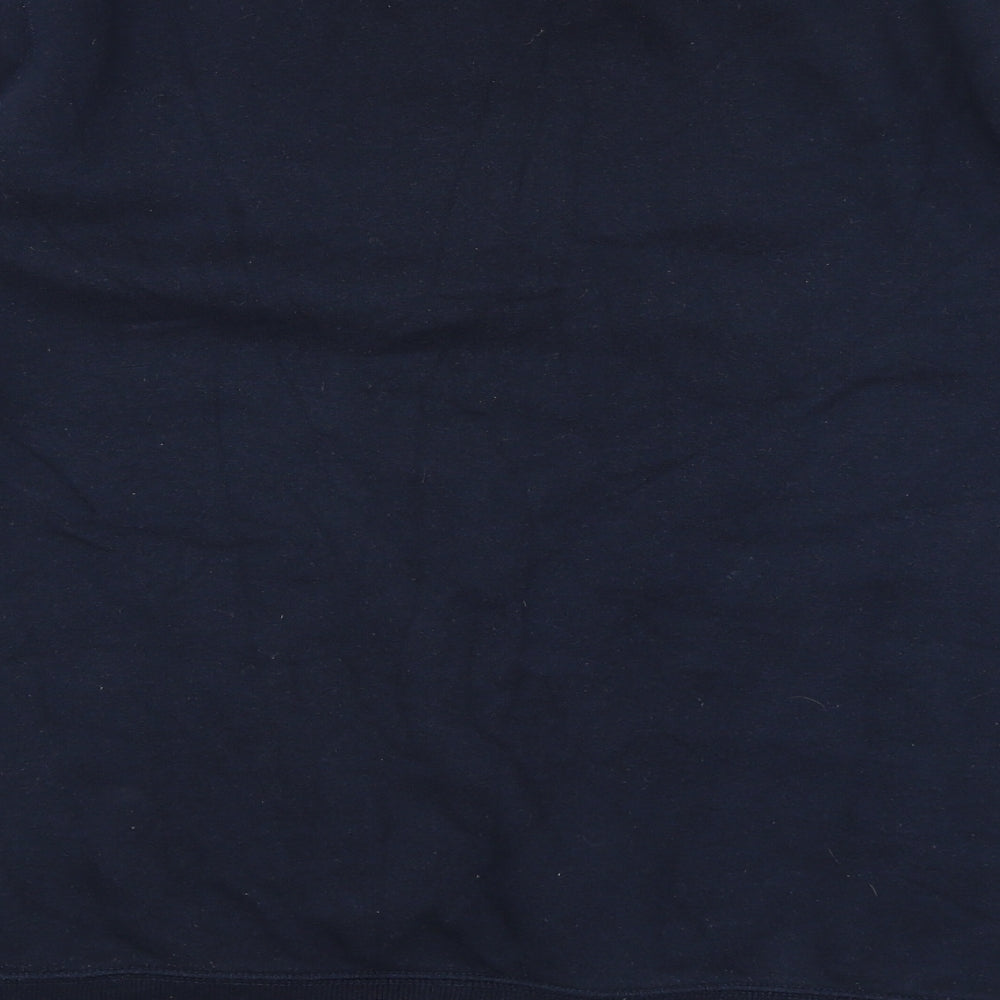 Easy Mens Blue   Pullover Sweatshirt Size S