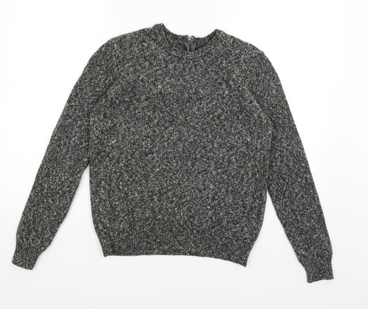 Front view of Atmosphere women’s green jumper, size UK 10
