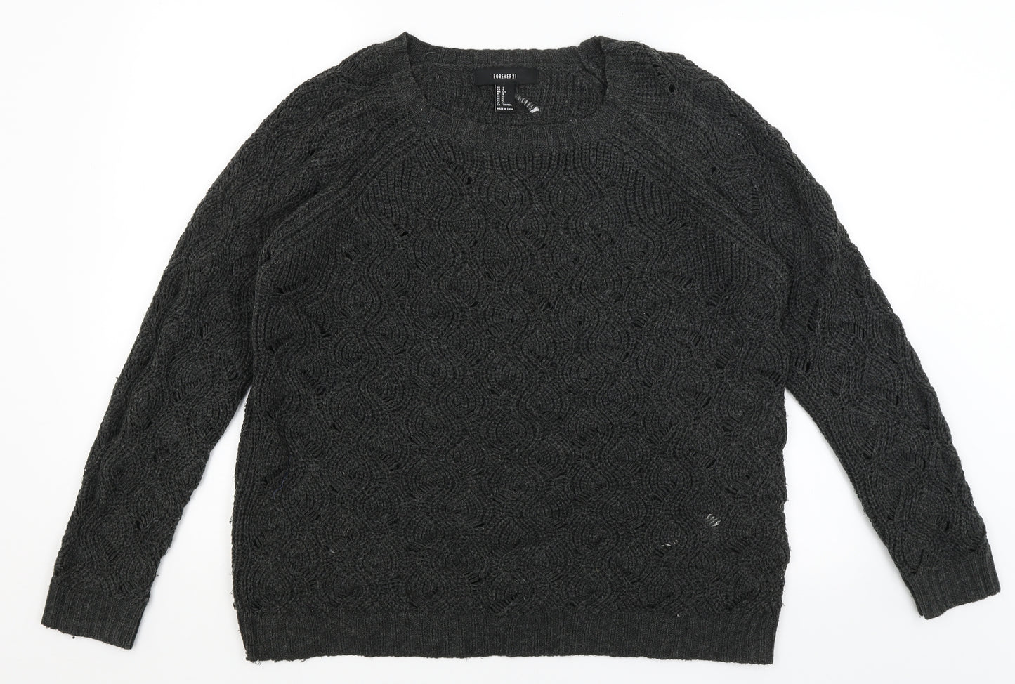 FOREVER 21 Mens Green   Pullover Jumper Size L