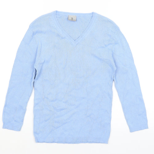 Xe Womens Blue   Pullover Jumper Size M