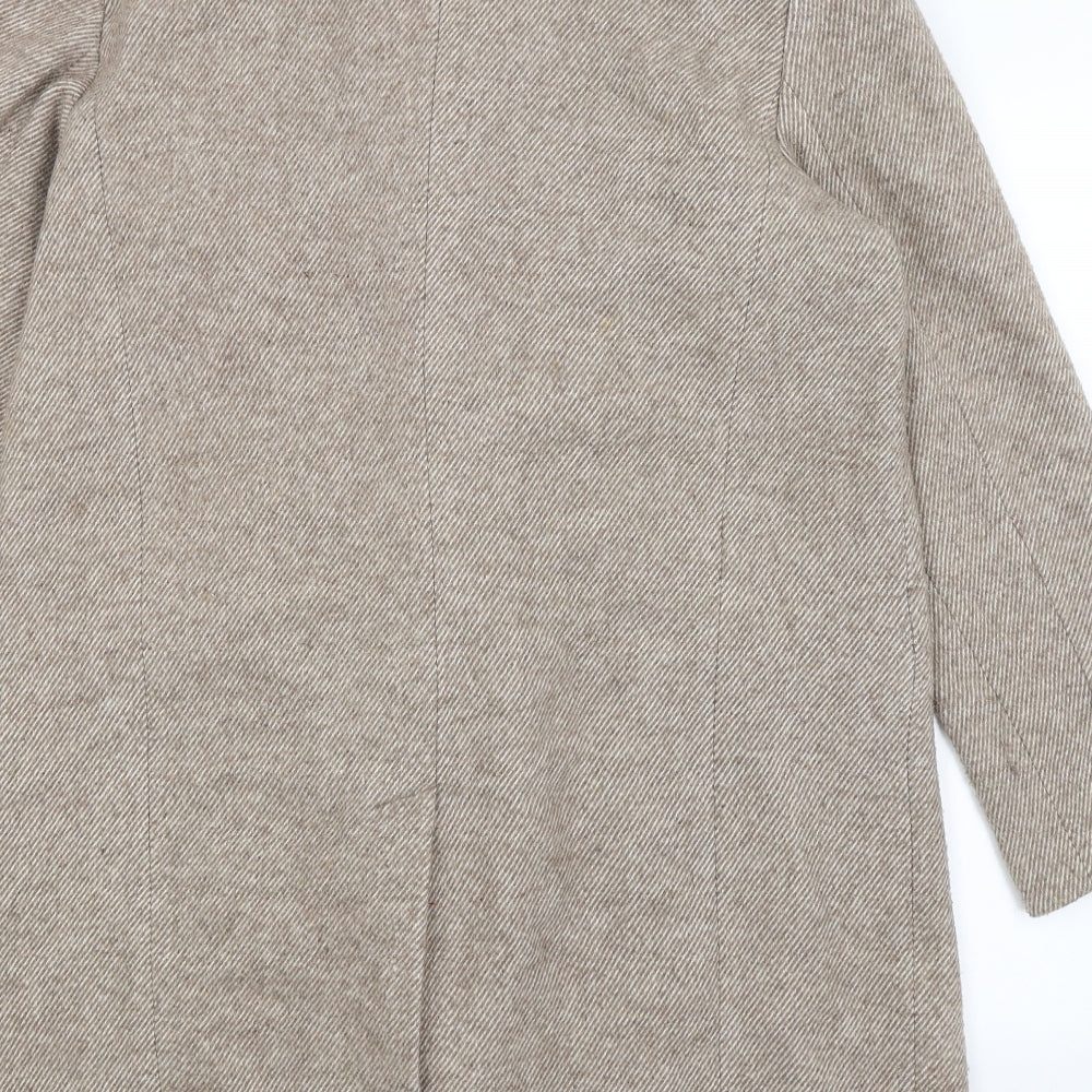 NEXT Womens Brown   Overcoat Coat Size 16