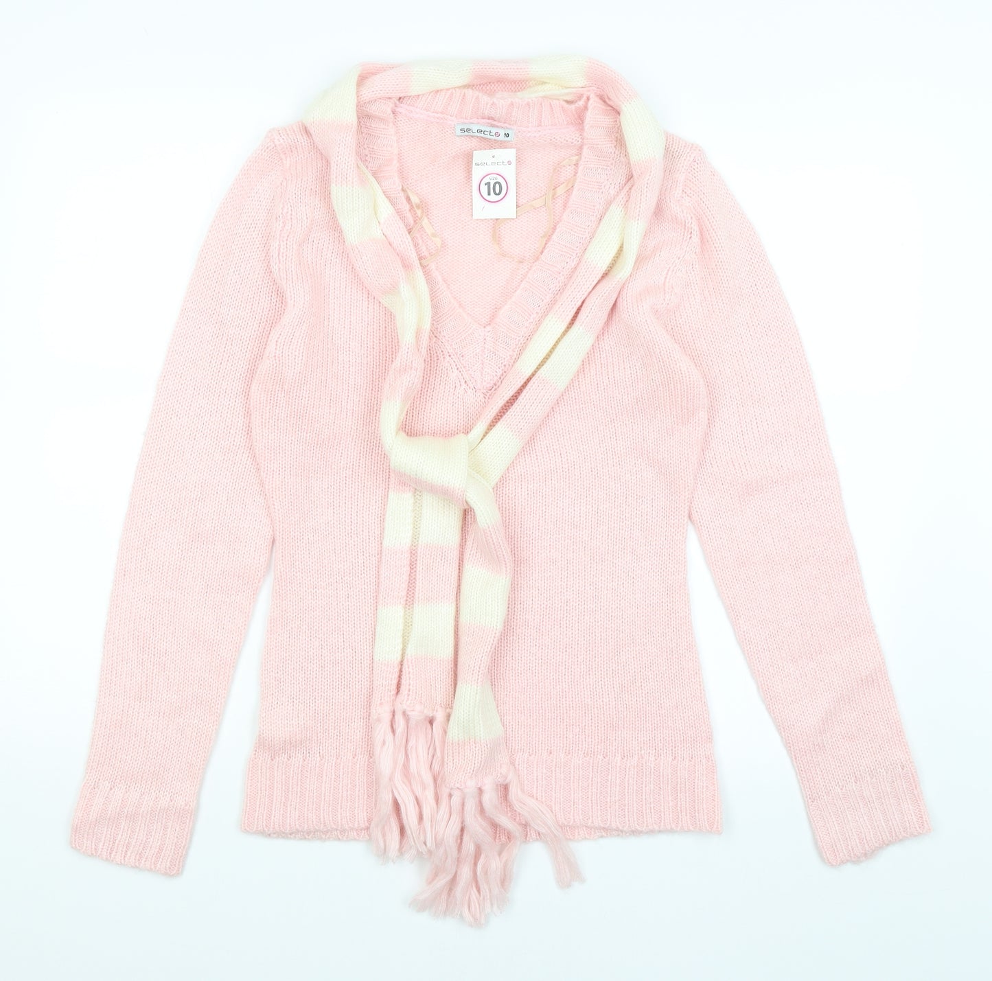 Select Womens Pink   Pullover Jumper Size 10