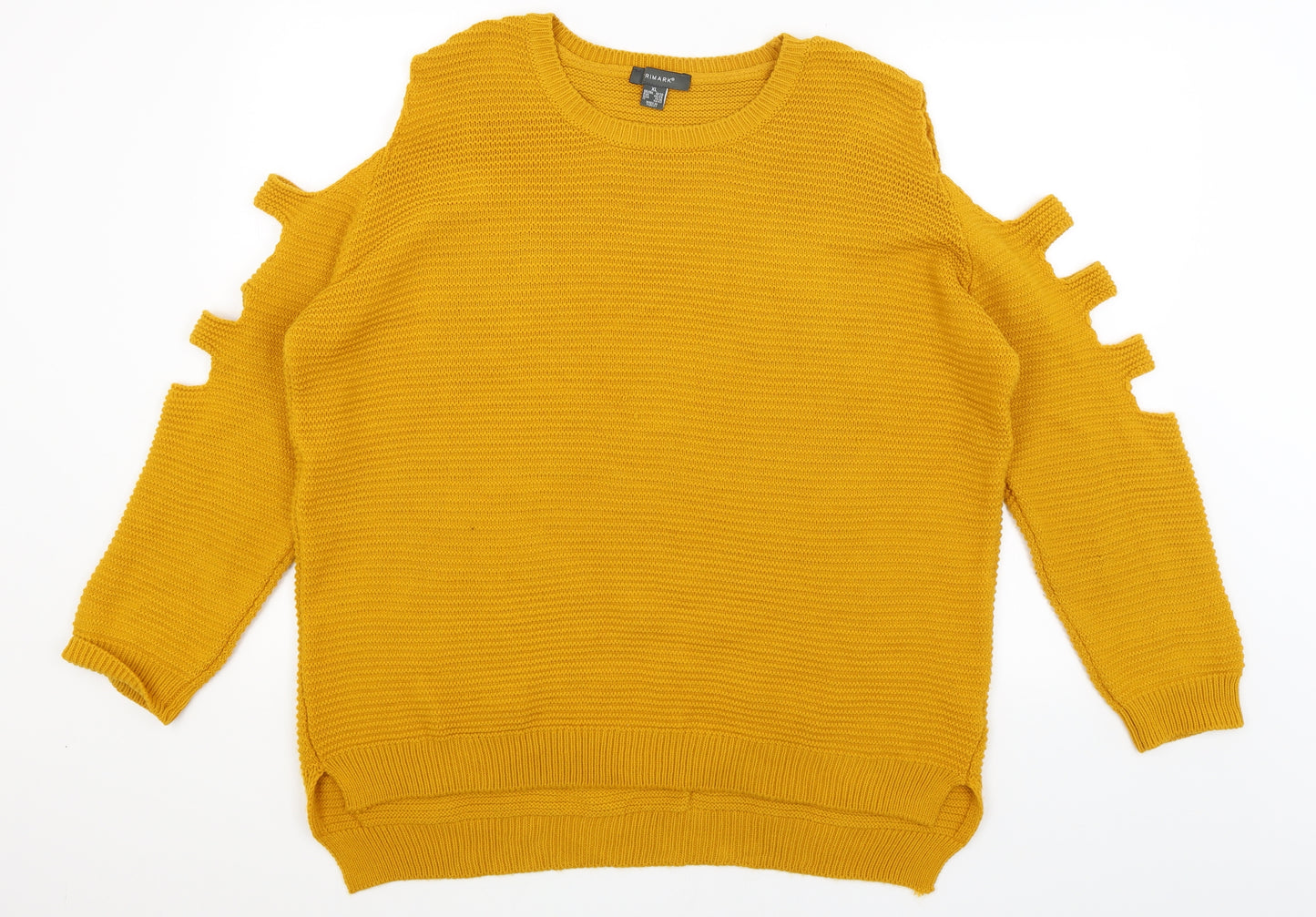 Primark Womens Yellow   Pullover Jumper Size XL
