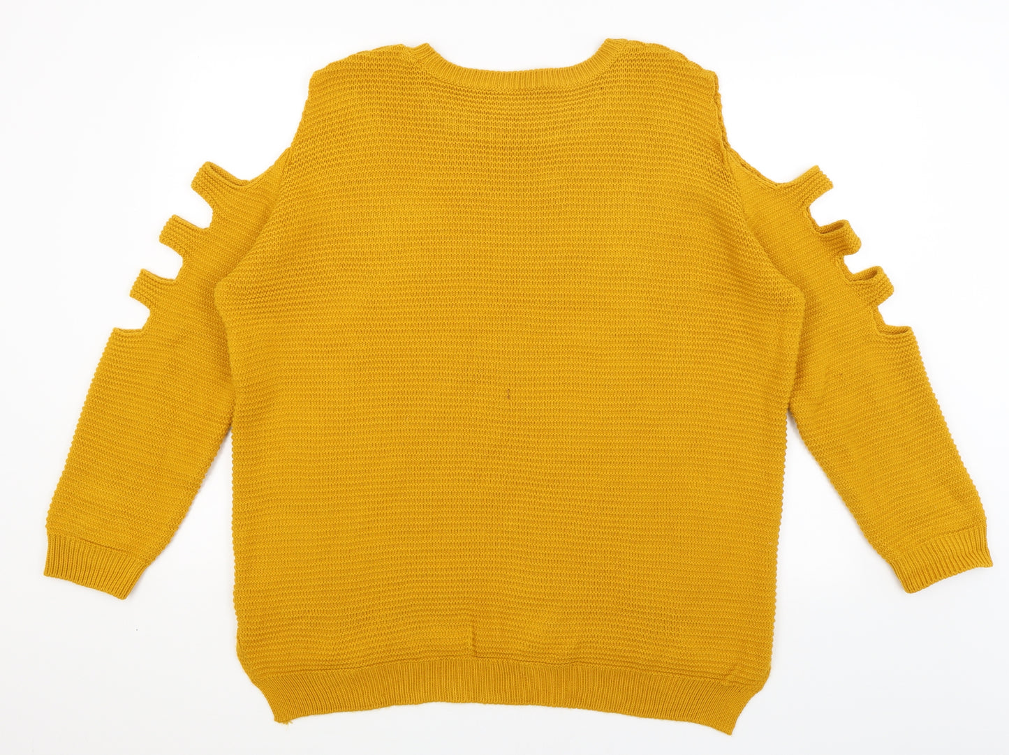 Primark Womens Yellow   Pullover Jumper Size XL