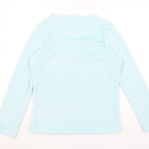Love to Lounge Womens Blue Solid  Top Pyjama Top Size 8  - Polar Bear