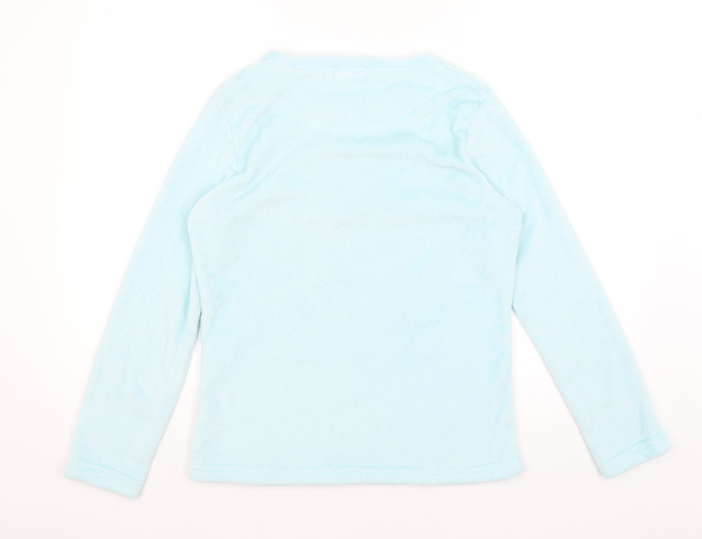 Love to Lounge Womens Blue Solid  Top Pyjama Top Size 8  - Polar Bear