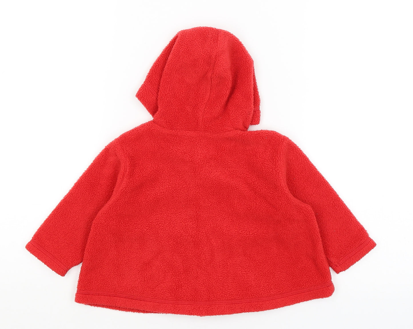 Mothercare Baby Red   Cardigan Jumper Size 9-12 Months