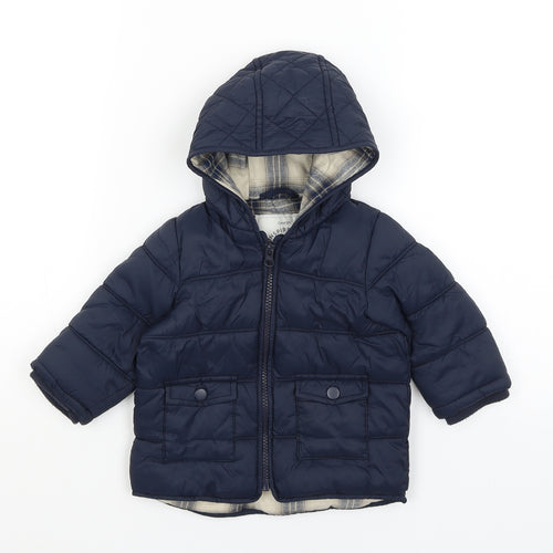 George Baby Blue   Puffer Jacket Coat Size 6-9 Months