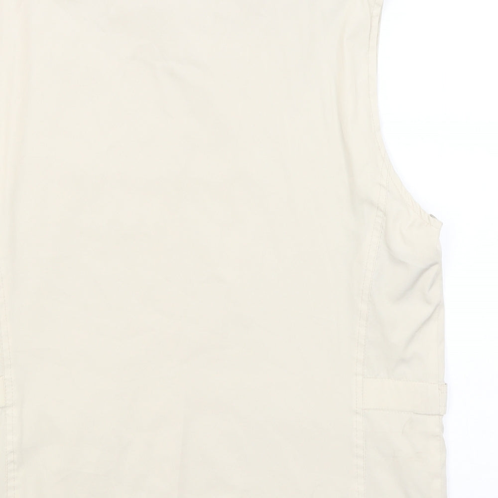 Eleganze Womens Ivory   Gilet Jacket Size 12