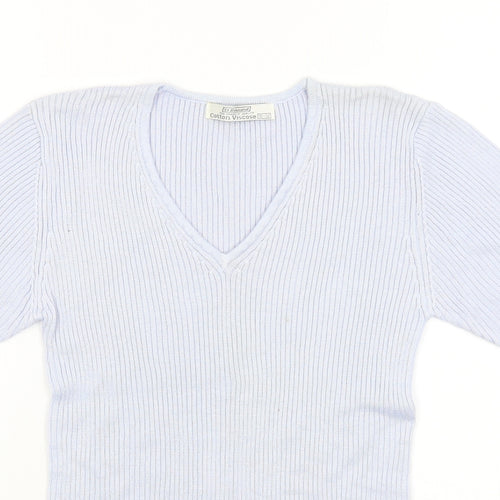 St Bernard Womens Blue   Basic T-Shirt Size 12