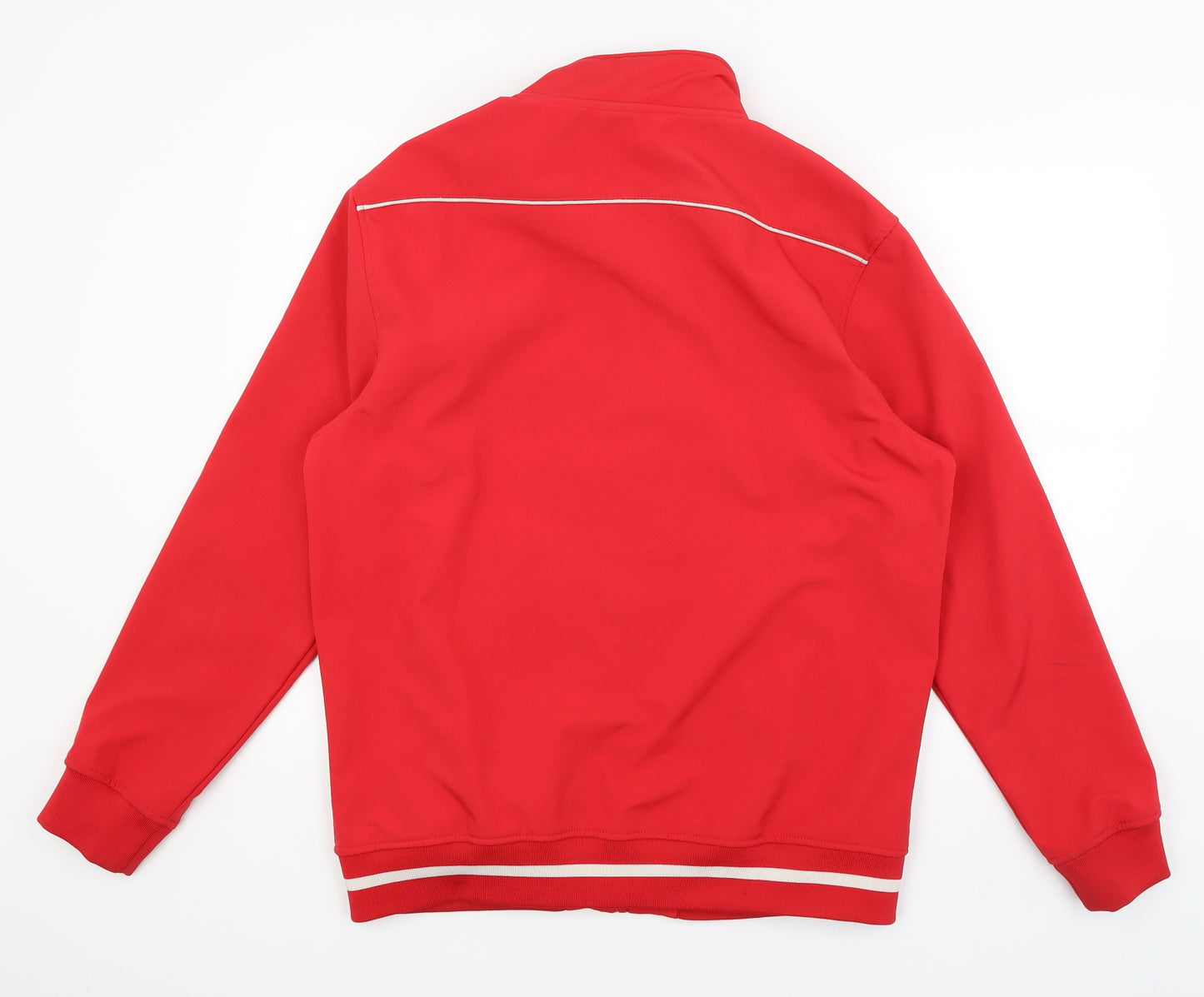 Joma Mens Red   Windbreaker Coat Size L