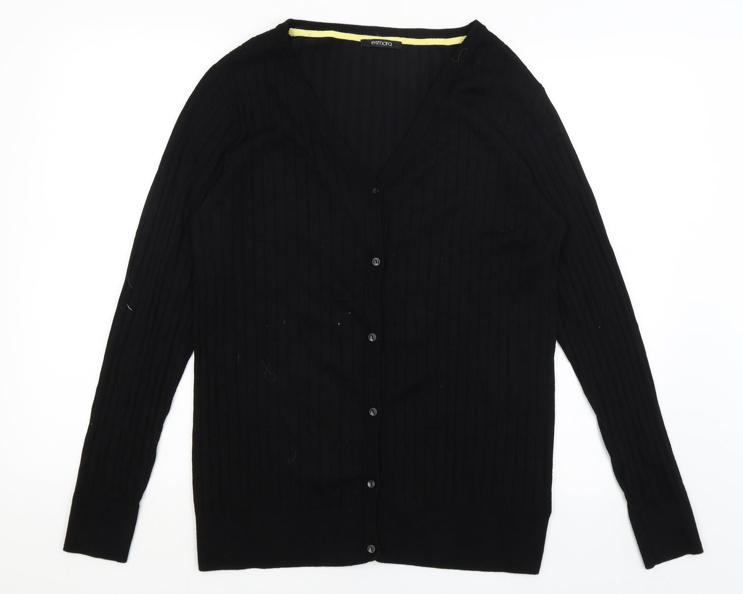 ESMARA Womens Black   Cardigan Jumper Size 16