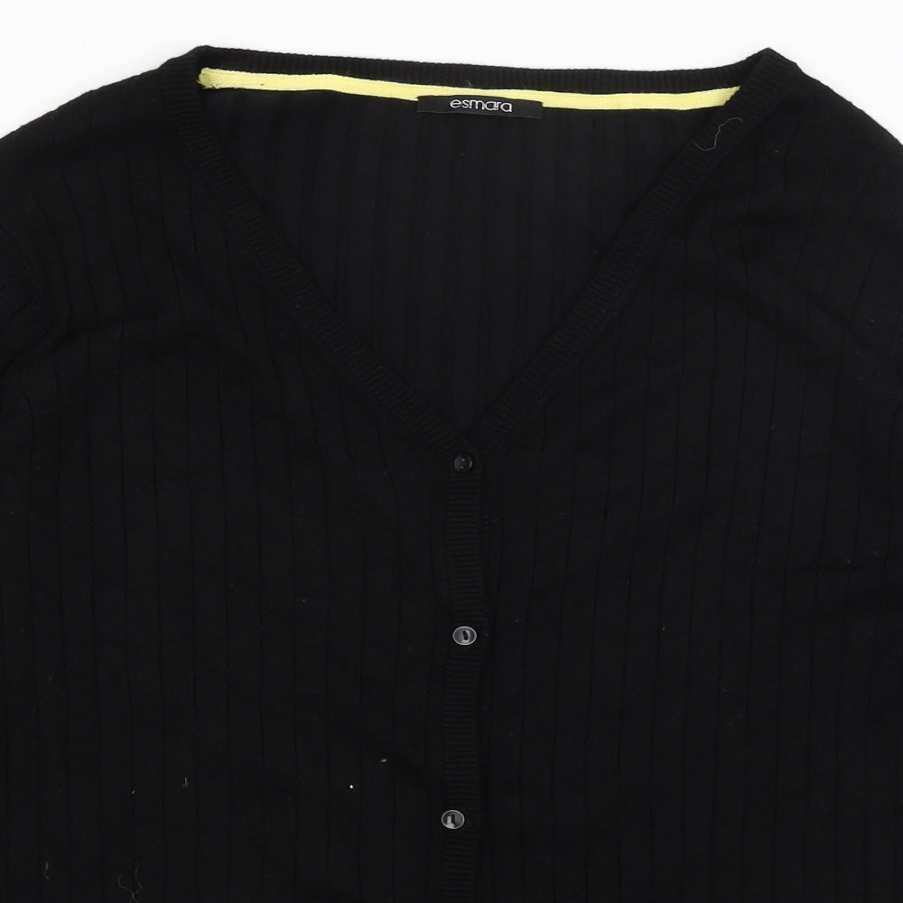 ESMARA Womens Black   Cardigan Jumper Size 16