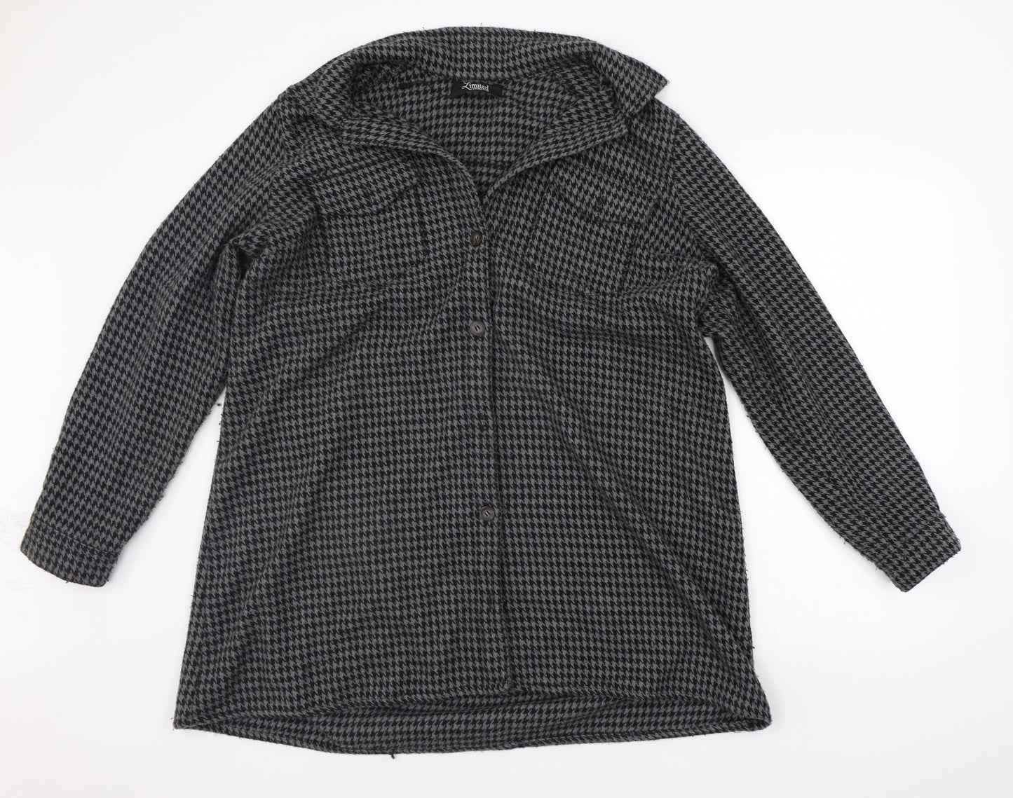 Yours Womens Grey Check  Shirt Dress  Size 18