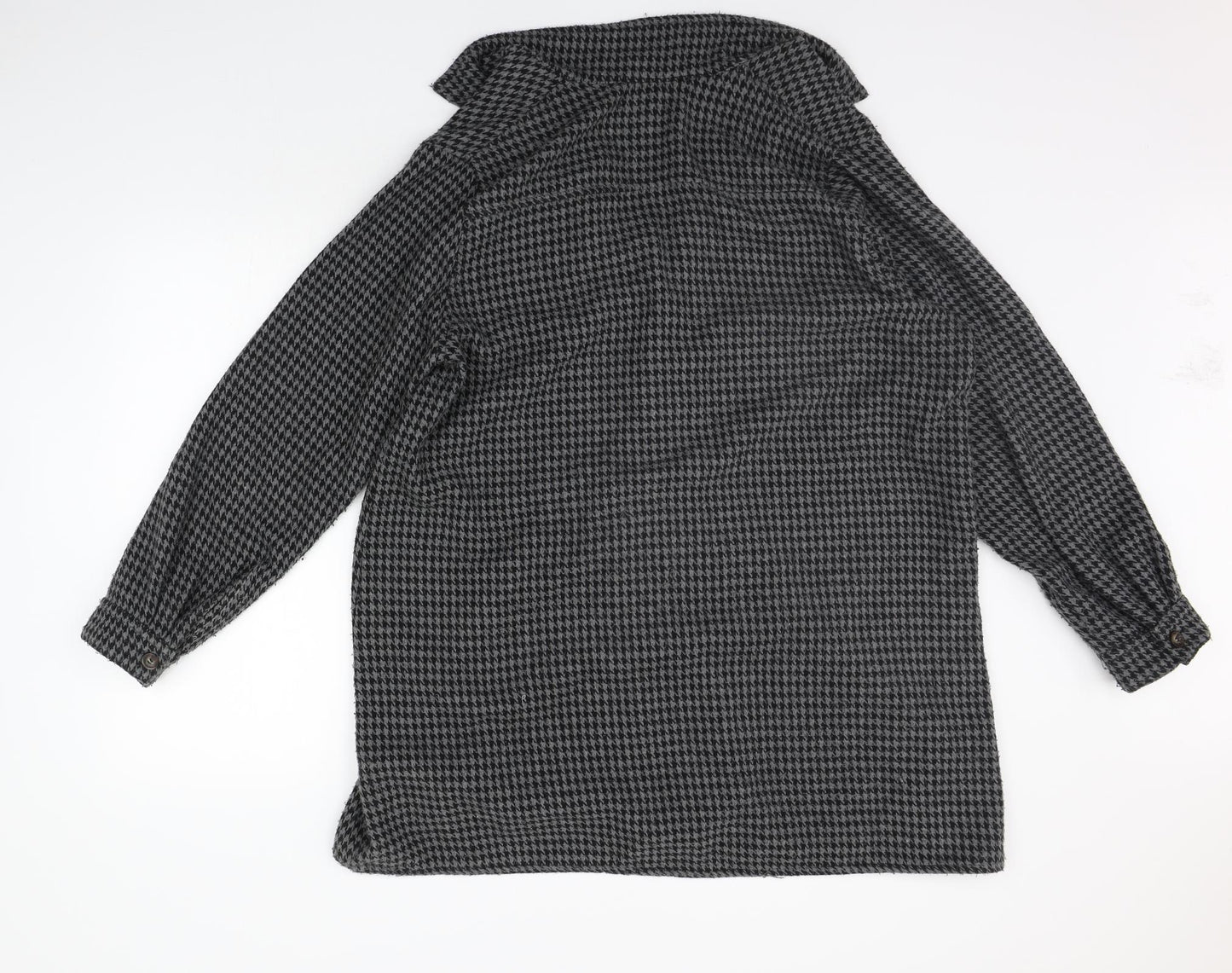 Yours Womens Grey Check  Shirt Dress  Size 18