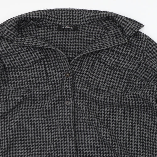 Yours Womens Grey Check  Shirt Dress  Size 18
