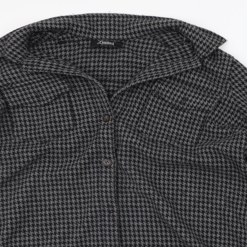 Yours Womens Grey Check  Shirt Dress  Size 18