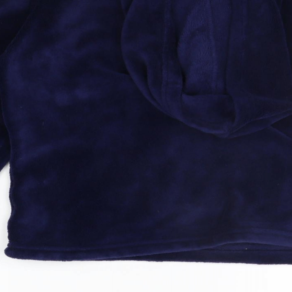 BHS Womens Blue Solid  Top Pyjama Top Size 12  - washable mark