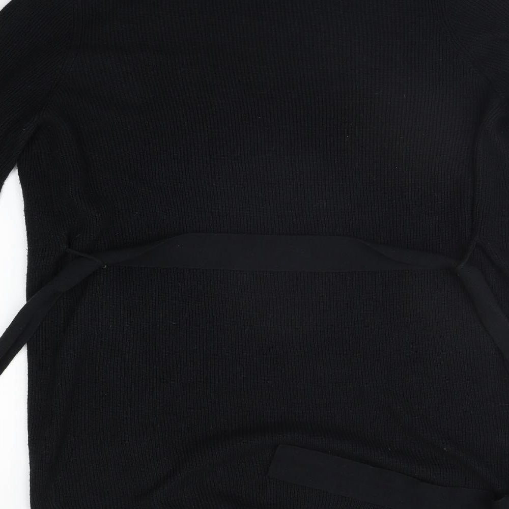 Marks and Spencer Womens Black   Cardigan Jumper Size 14