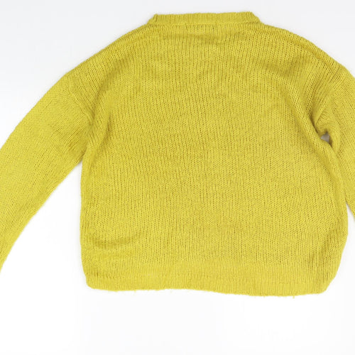Select Womens Yellow   Pullover Jumper Size 12