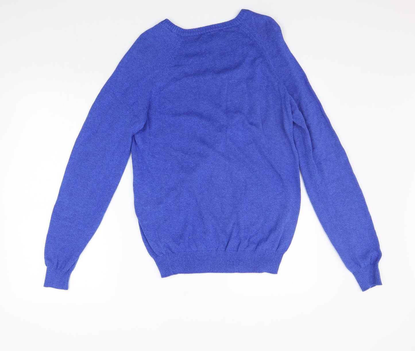 Primark Womens Blue Houndstooth  Pullover Jumper Size S