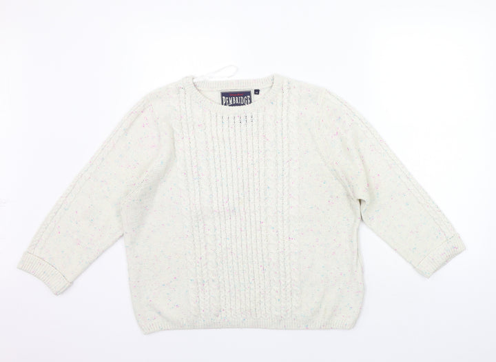 New Look Womens Beige Pullover Jumper Size 14