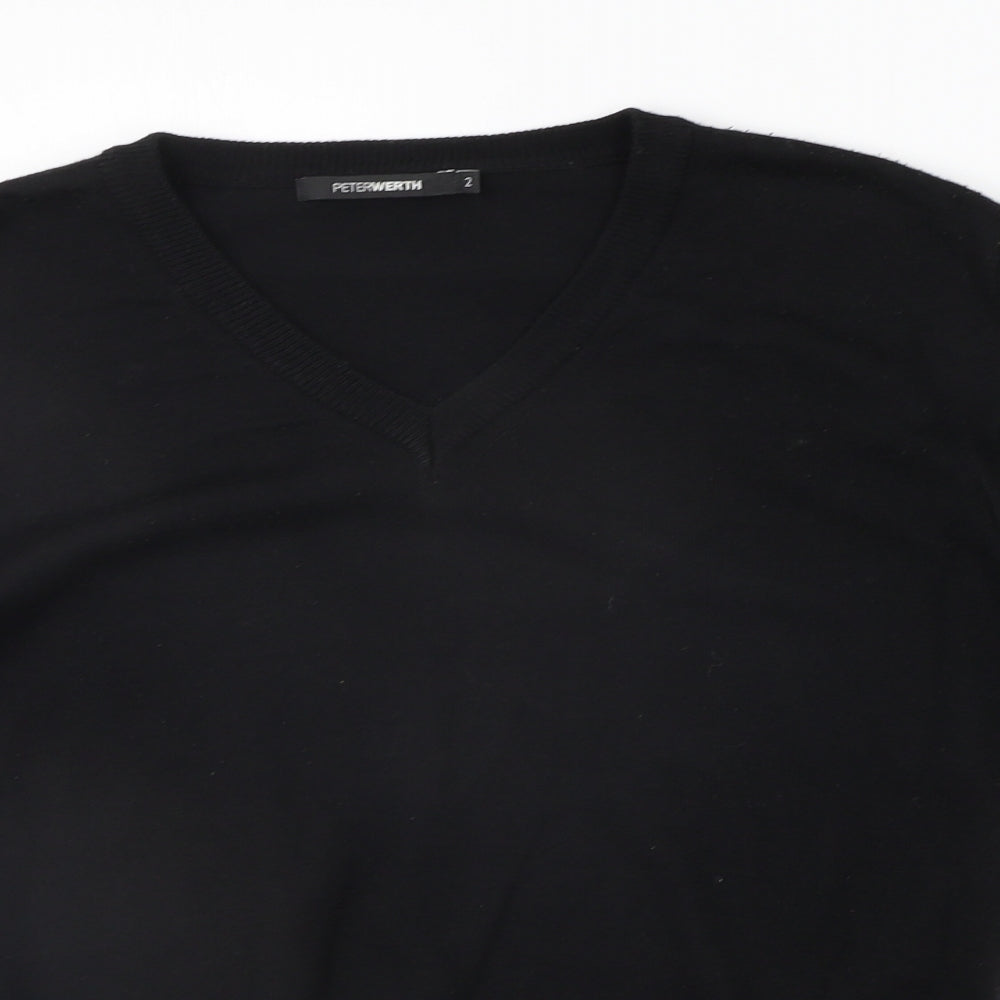 Peter Werth Mens Black   Pullover Jumper Size M