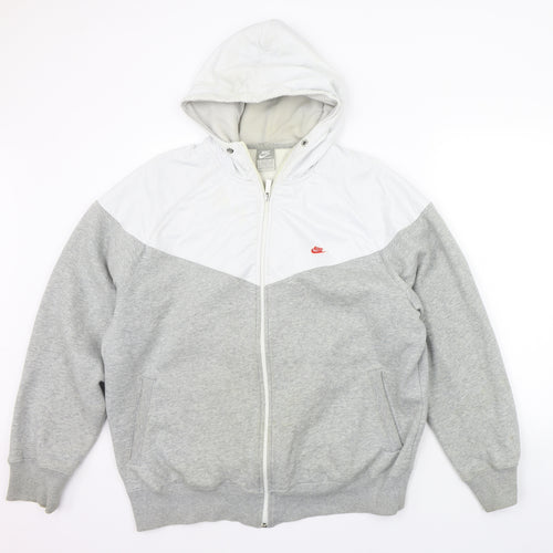 Nike Mens Grey   Jacket  Size XL  - washable mark