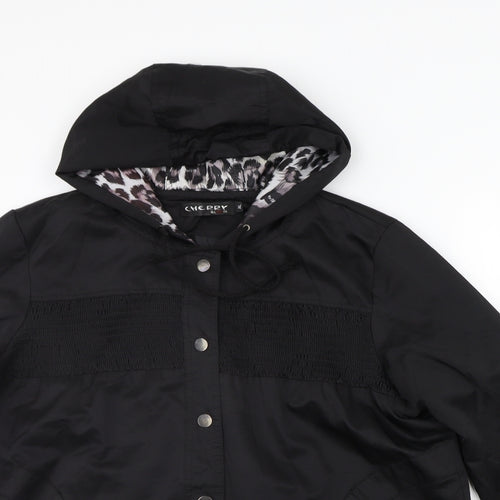 CHERRY BLOOM Womens Black   Jacket Coat Size XL