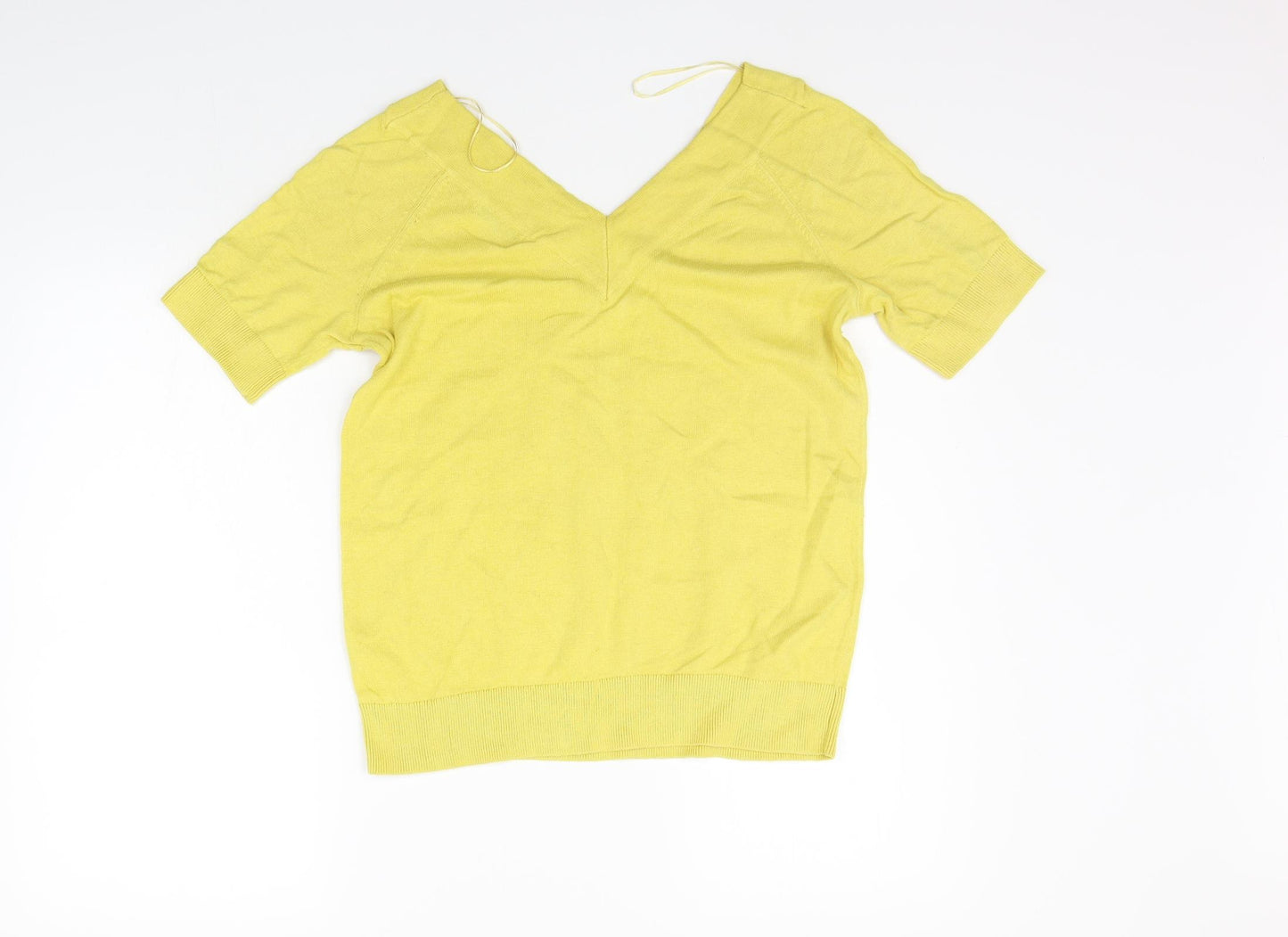 TU Womens Yellow   Pullover Jumper Size 14