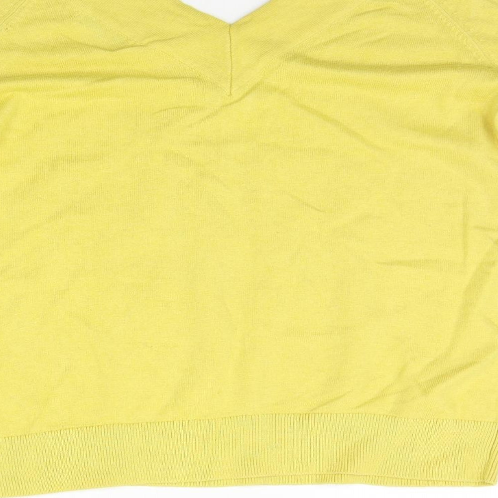 TU Womens Yellow   Pullover Jumper Size 14