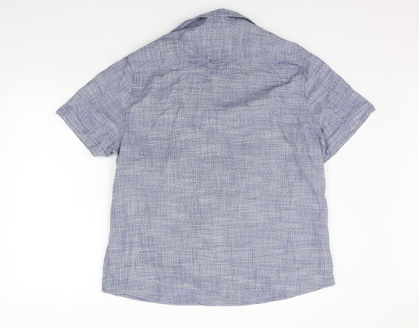 MORLEY Mens Blue    Button-Up Size XL