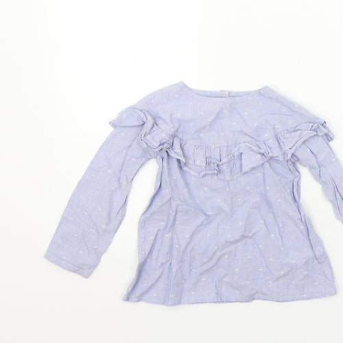 NEXT Girls Blue   A-Line  Size 3-4 Years  - washable mark