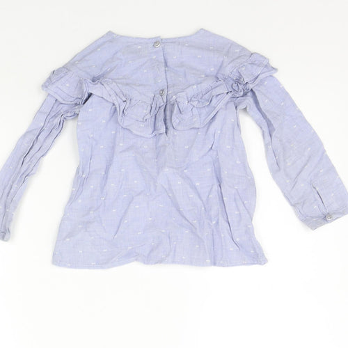 NEXT Girls Blue   A-Line  Size 3-4 Years  - washable mark