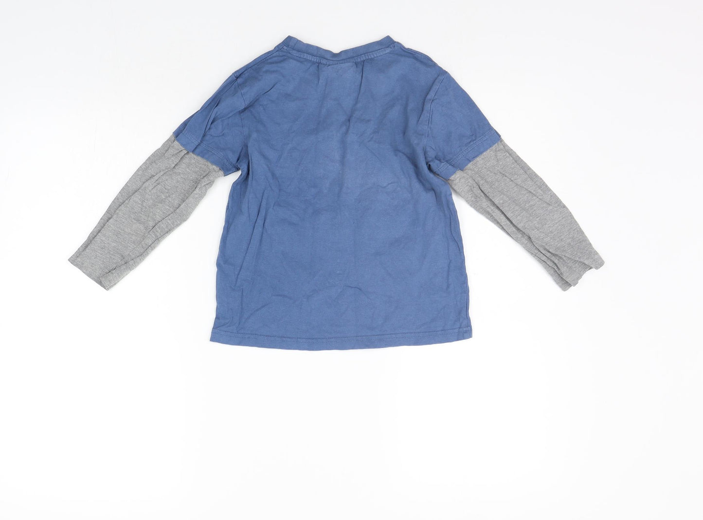 TvMania Girls Blue   Basic T-Shirt Size 6 Years