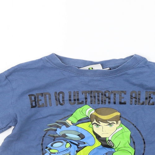 TvMania Girls Blue   Basic T-Shirt Size 6 Years