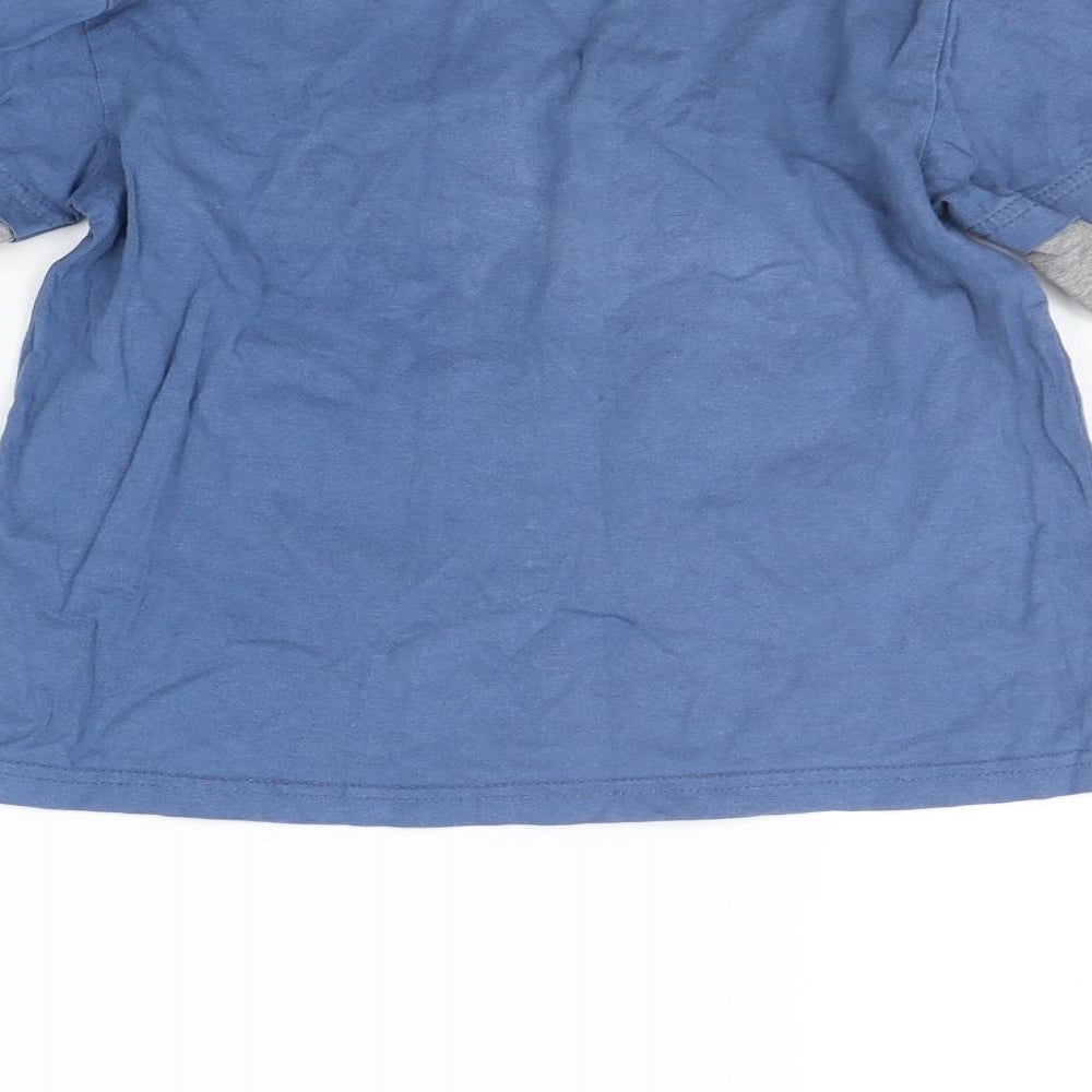 TvMania Girls Blue   Basic T-Shirt Size 6 Years