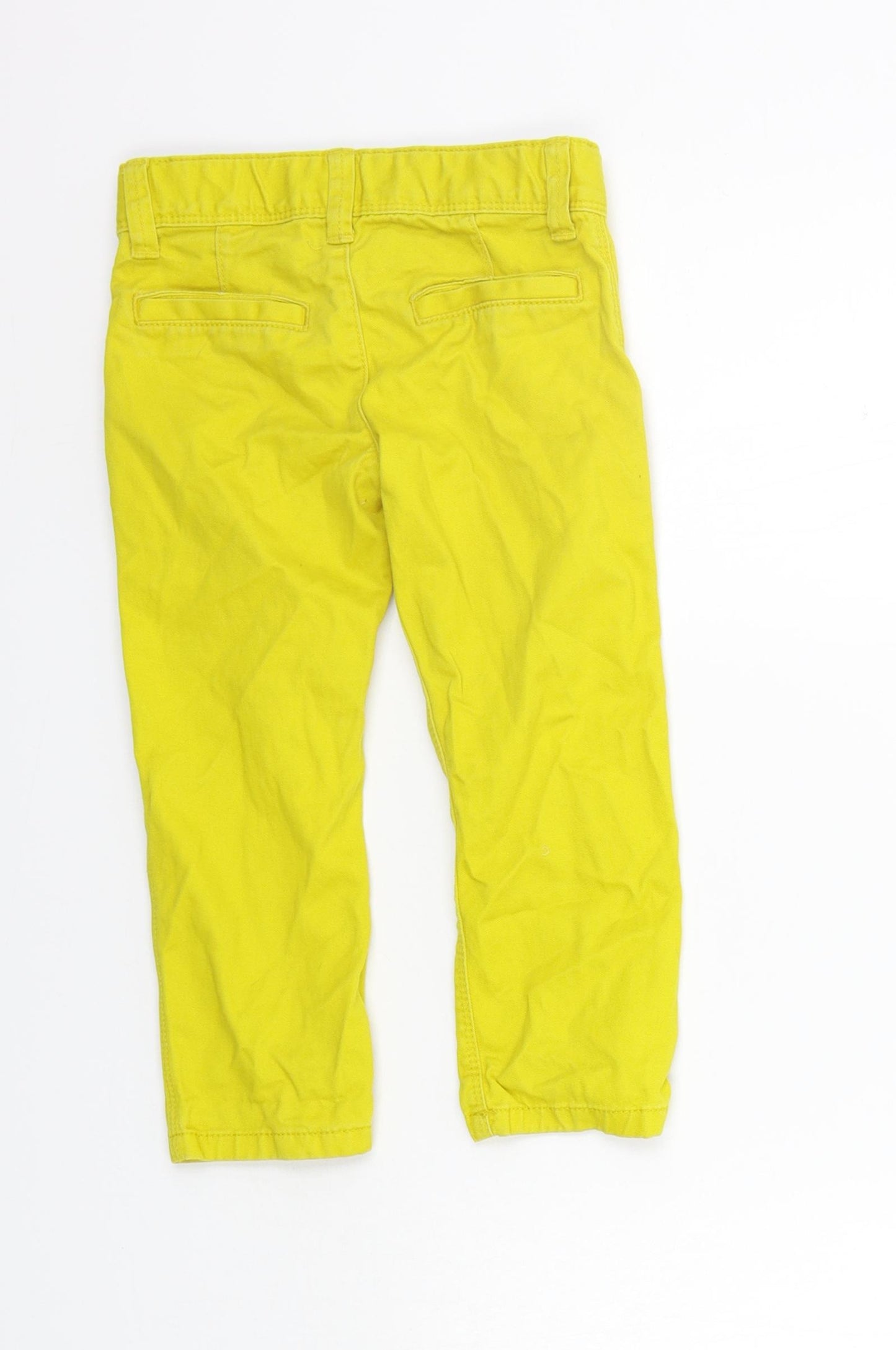 Marks and Spencer Boys Yellow   Chino Trousers Size 2-3 Years