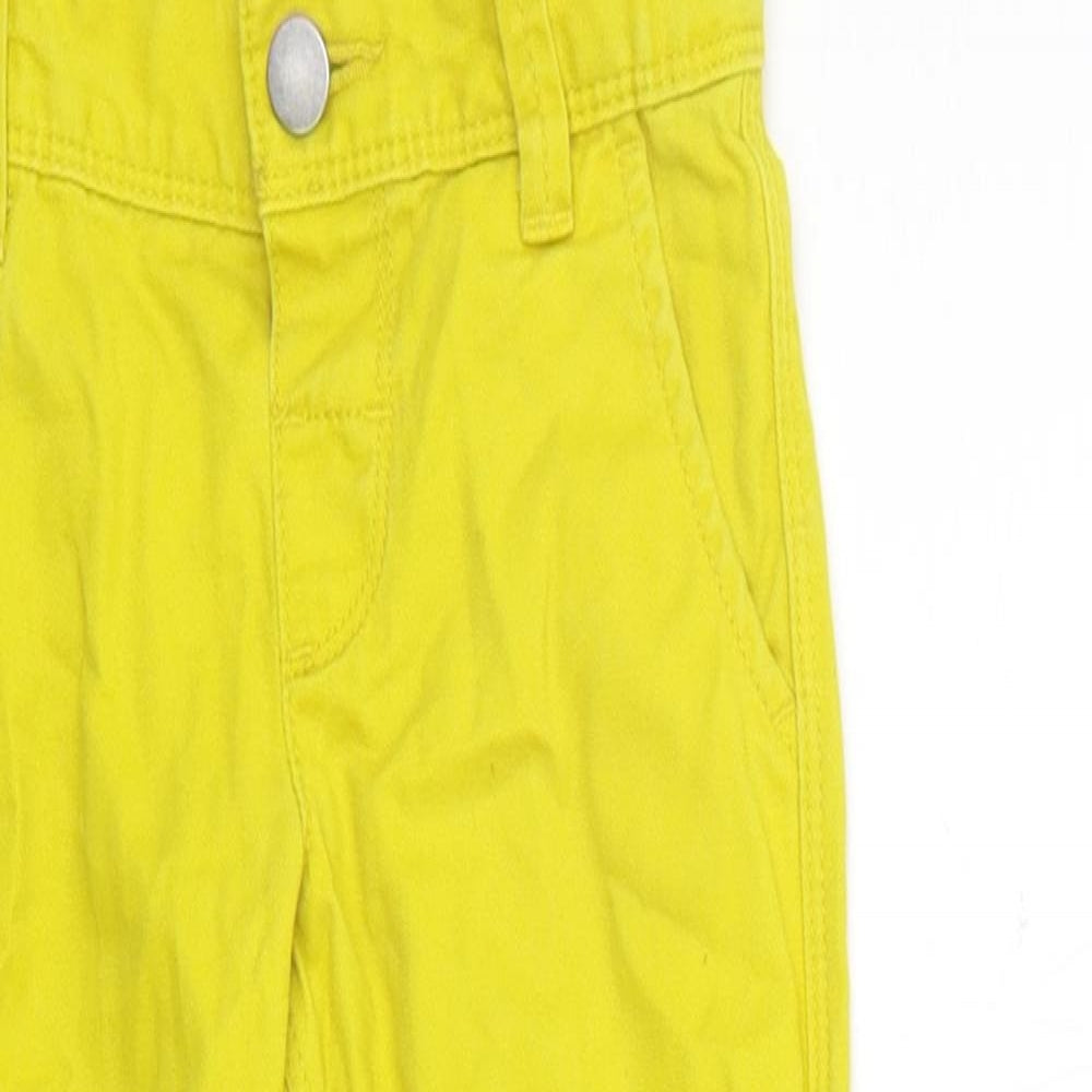 Marks and Spencer Boys Yellow   Chino Trousers Size 2-3 Years