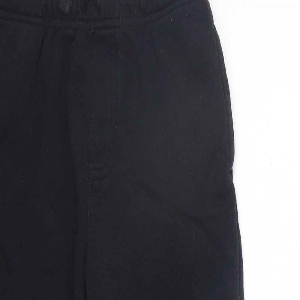George Boys Black   Sweatpants Trousers Size 5-6 Years