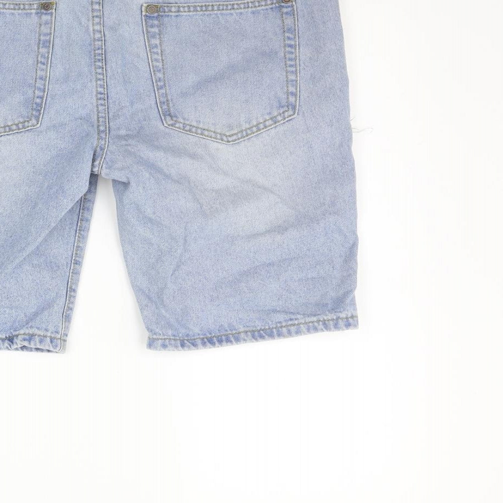 Boohoo Mens Blue   Chino Shorts Size 32 in