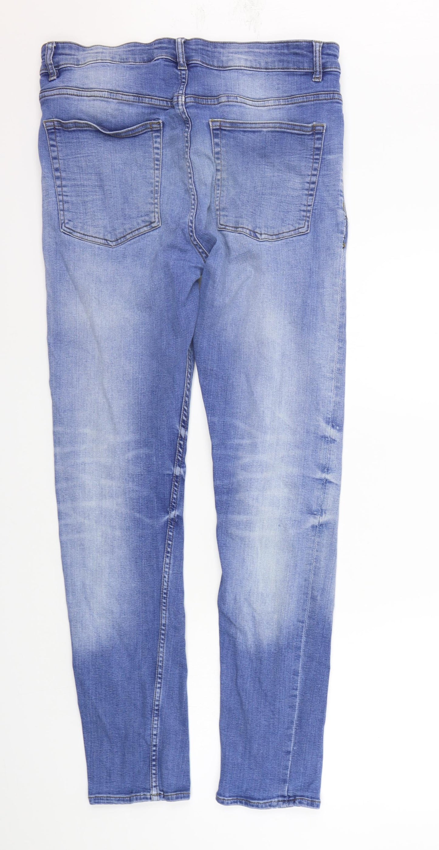 New Look Mens Blue   Straight Jeans Size 34 in L31 in