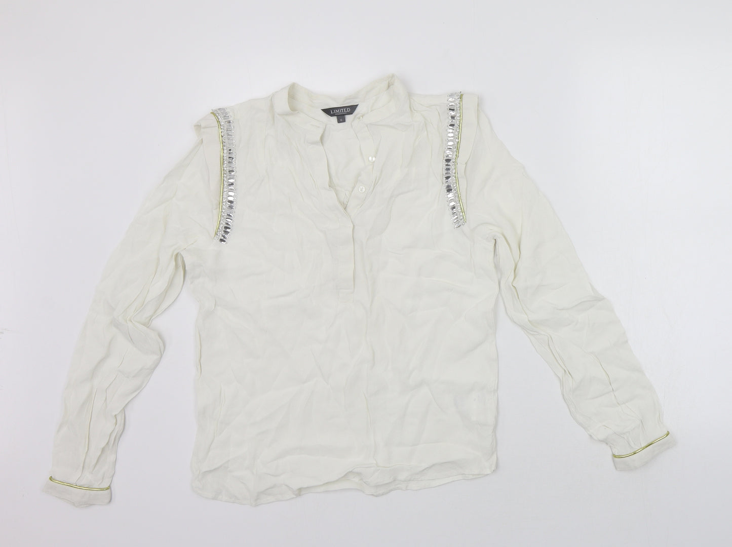 LIMITED COLLECTION Womens White   Basic T-Shirt Size 12