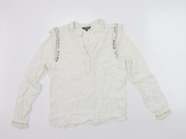 LIMITED COLLECTION Womens White   Basic T-Shirt Size 12