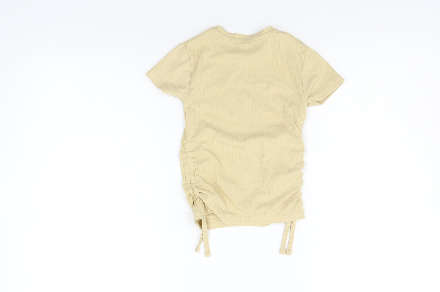 George Girls Beige   Basic T-Shirt Size 5-6 Years