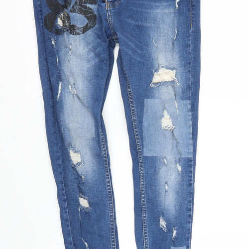 IGA  Womens Blue  Denim Skinny Jeans Size 26 in L26 in