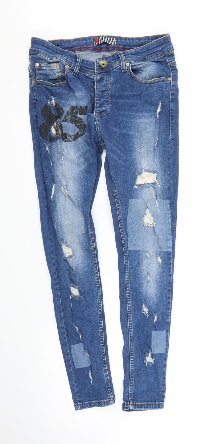IGA  Womens Blue  Denim Skinny Jeans Size 26 in L26 in