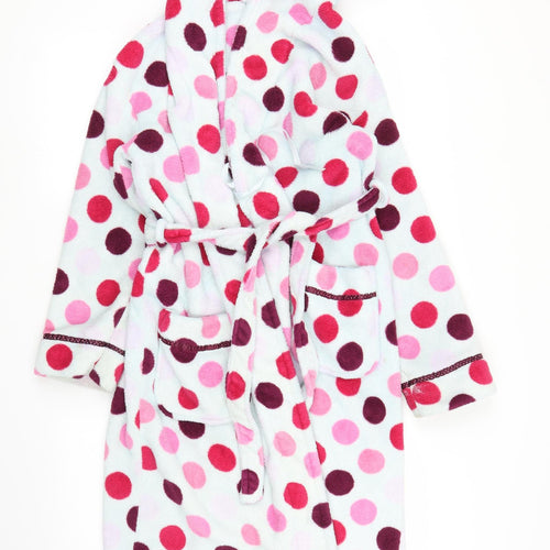 NEXT Womens Grey Polka Dot  Capri Robe Size S