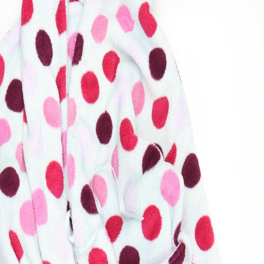 NEXT Womens Grey Polka Dot  Capri Robe Size S